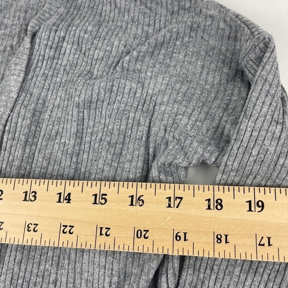 Como Black Cardigan Sweater Womens Medium Gray - Picture 7 of 8